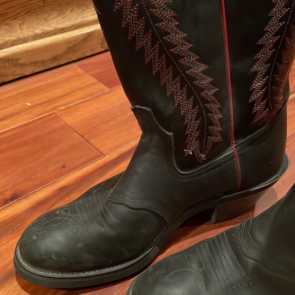 TEXAS LEATHER COWBOY BOOTS - Picture 4 of 10